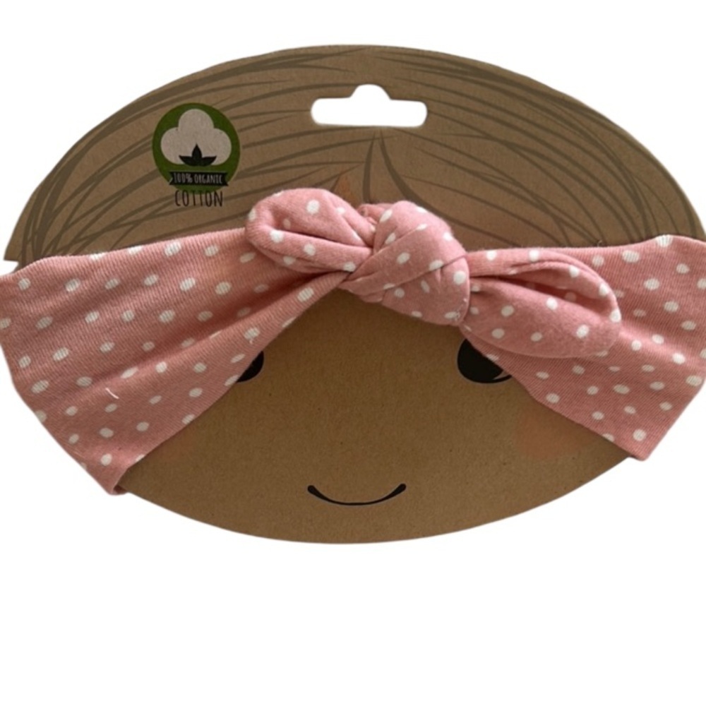 Milkbarn Pink and White Kids Headband